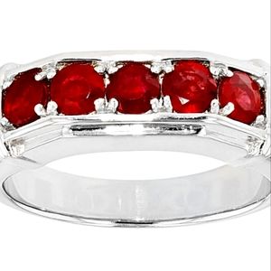 Mens 925 Ruby ring